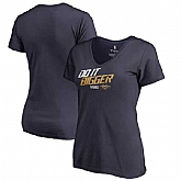 Women New Orleans Pelicans Fanatics Branded 2018 NBA Playoffs Slogan V Neck T-Shirt Navy,baseball caps,new era cap wholesale,wholesale hats